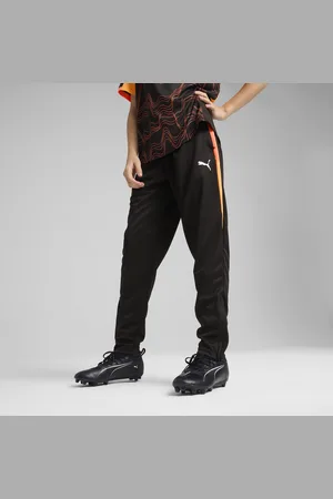 PUMA IndividualLIGA Trainingshose Teenager Für Für Kinder | Mit Plain | Black/Heat Fire | Größe: 5-6Y