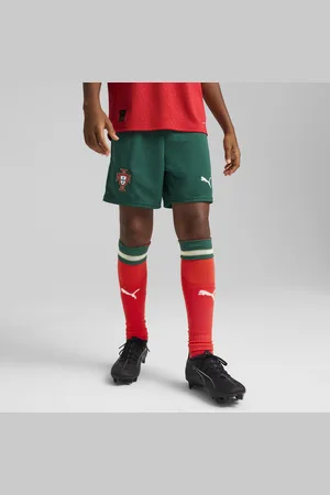 PUMA Portugal 2025 Shorts Teenager Für Für Kinder | Mit Plain | Blessing Green/Sugared Almond | Größe: 5-6Y