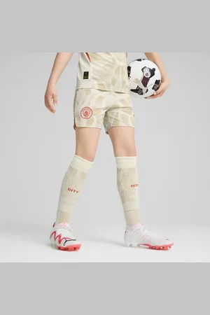 PUMA Manchester City 24/25 Torwartshorts Teenager Für Für Kinder | Alpine Snow/Putty | Größe: 5-6Y