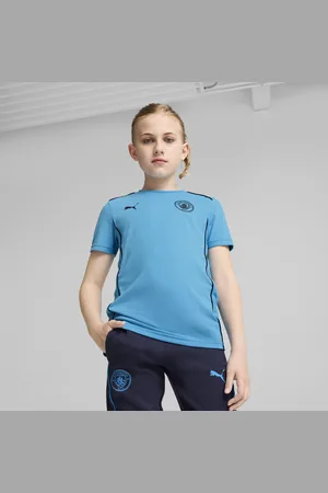 PUMA Manchester City Casuals T-Shirt Teenager Für Für Kinder | Magic Blue/New Navy | Größe: 5-6Y