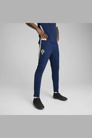 PUMA Portugal Trainingshose Herren | Mit Plain | Persian Blue/Sugared Almond | Größe: 3XL