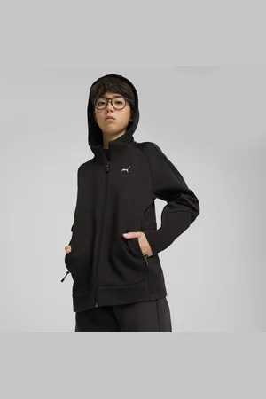 PUMA EVOSTRIPE Hoodie mit durchgehendem Reißverschluss Teenager Für Herren Für Damen Für Kinder | Mit Plain | | Größe: 7-8Y