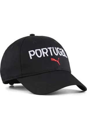 PUMA Portugal Football Fan Cap | Mit Plain | Black/White