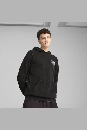 PUMA Class Washed Hoodie Herren | Mit Print | | Größe: L