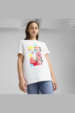 PUMA Scuderia Ferrari HP Race Graphic T-Shirt Teenager Für Für Kinder | Mit Plain | | Größe: 4-5Y