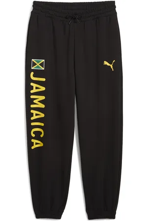 PUMA Village Wear Jogginghose Damen | Mit Plain | Black/Jamaica | Größe: XXS