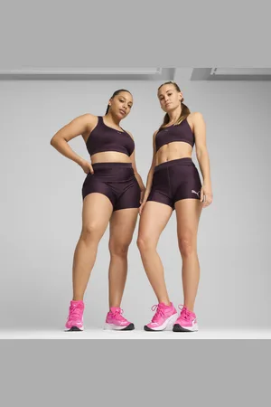 PUMA RUN 3" ULTRAFORM Laufshorts Damen | Midnight Plum/Fireglow | Größe: L