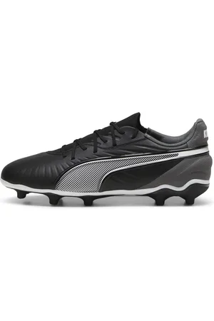 PUMA KING MATCH FG/AG Fußballschuhe Teenager Für Für Kinder | Black/White/Cool Dark Gray | Größe: 31