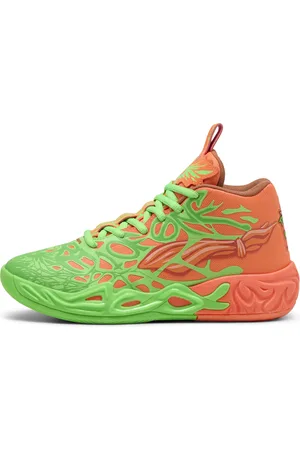 PUMA HOOPS x TMNT MB.04 LM Basketballschuhe Teenager Für Für Kinder | Mit Colorful | Green Pes/Green/Bright Aqua | Größe: 35.5
