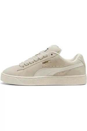 PUMA Suede XL Sneakers Unisex Schuhe | Mit Colorful | Alpine Snow/Warm White | Größe: 44