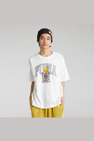 PUMA NEKOSAN x HOOPS DYLAN Graphic Oversized T-Shirt Unisex Für Herren | Mit Plain | | Größe: S