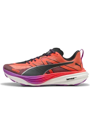 PUMA Deviate NITRO™ Elite Trail-Laufschuhe Herren | Glowing Red/Black/Pure Magenta | Größe: 45