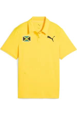 PUMA X JAMAICA Performance Polo Damen | Mit Plain | Starlight/Jamaica Village | Größe: S