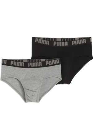 PUMA Licence Slips 2er-Pack Herren | Middle Grey Melange/Black | Größe: 2