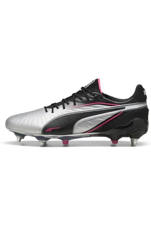 PUMA KING ULTIMATE MxSG Fußballschuhe Unisex | Silver/Black/Sun Struck | Größe: 44