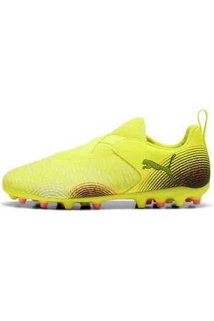 PUMA FUTURE 8 MATCH MG Fußballschuhe ohne Schnürung Teenager Für Für Kinder | Yellow Alert/Black/Sun Struck | Größe: 29