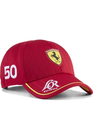 PUMA Scuderia Ferrari Replica Driver Baseball-Cap | Mit Plain | Dark Cherry/#50