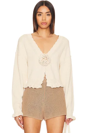 Tularosa Jovien Rosette Cardigan in