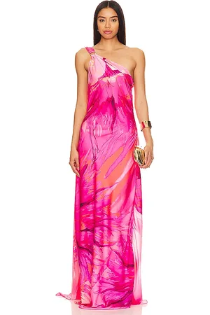 HEMANT AND NANDITA Abira One Shoulder Maxi Dress in