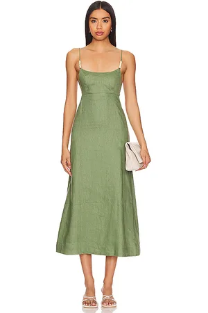 FAITHFULL THE BRAND Regina Midi Dress in