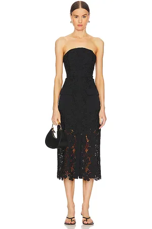 Milly Adrienne Roja Midi Dress in