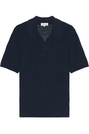 Frame Short Sleeve Sweater Polo in