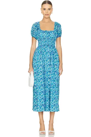 FAITHFULL THE BRAND Vineria Midi Dress in