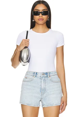 Alexander Wang Cotton Rib Tee Bodysuit in