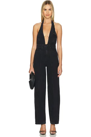 RTA Sadie Denim Jumpsuit in