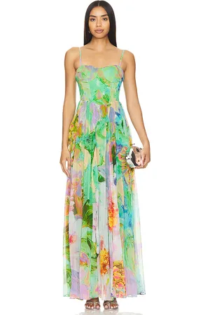 HEMANT AND NANDITA Corset Maxi Dress in