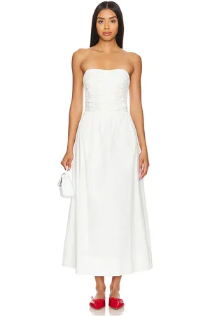 FAITHFULL THE BRAND Dominquez Midi Dress in