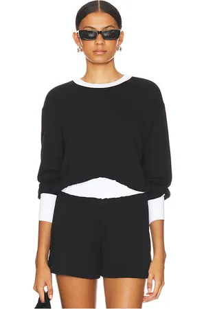 Michael Lauren Trayvon Crop Pullover in