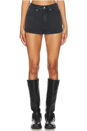 Alexander Wang Mid Rise Stretch Skort in