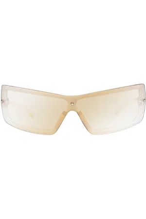 Le Specs The Bodyguard in Sand Gold & Tan Gradient With Gold
