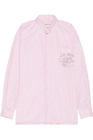 Fiorucci Angel Embroidered Striped Shirt in