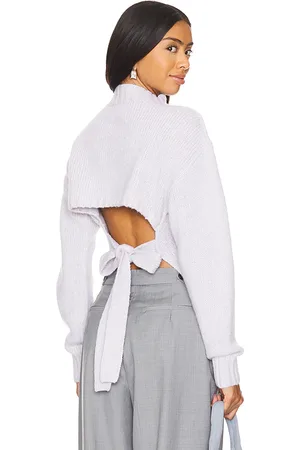 St Agni Wool Cashmere Blend Tie Back Jumper in