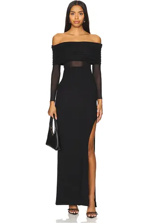RTA Zadie Long Sleeve Maxi Dress in