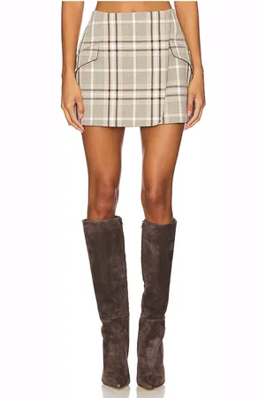 Simkhai Payton Wrap Mini Skirt in