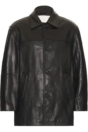 DUNST Leather Half Jacket in