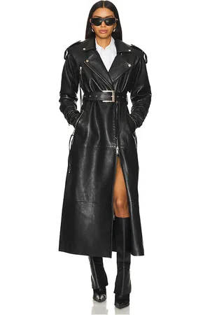 Retrofete Knightley Leather Trench Coat in