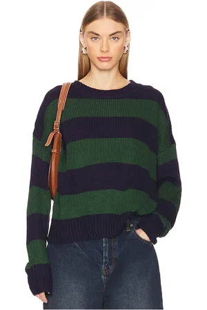 MORE TO COME Leah Crew Neck Sweater in