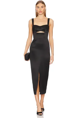 Nicholas Gia Bonded Corset Bodice Dress in