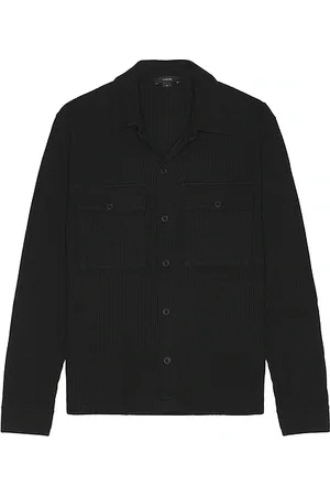 Vince Chunky Waffle Overshirt in