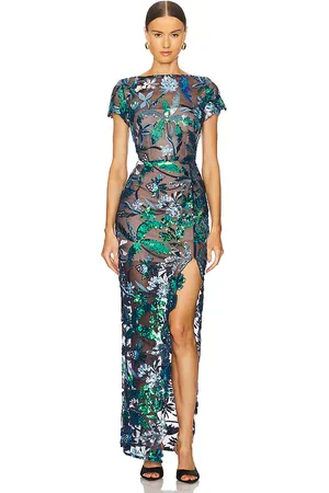 Bronx and Banco Zinna Embroidered Gown in