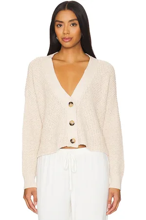 Eberjey The Recycled Sweater Cropped Cardigan in