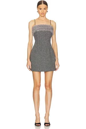 Msgm Faux Fur Dress in
