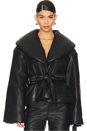 ROTATE Belted Puffer Jacket in
