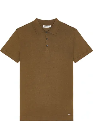 Simkhai Barron Short Sleeve Polo in
