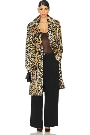 ALICE+OLIVIA Nicholas Oversized Faux Fur Coat in