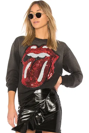 Madeworn Rolling Stones Sequins Sweatshirt in